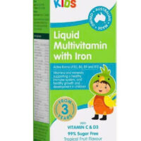 Brauer Kids Liquid Multivitamin With Iron 200ml
